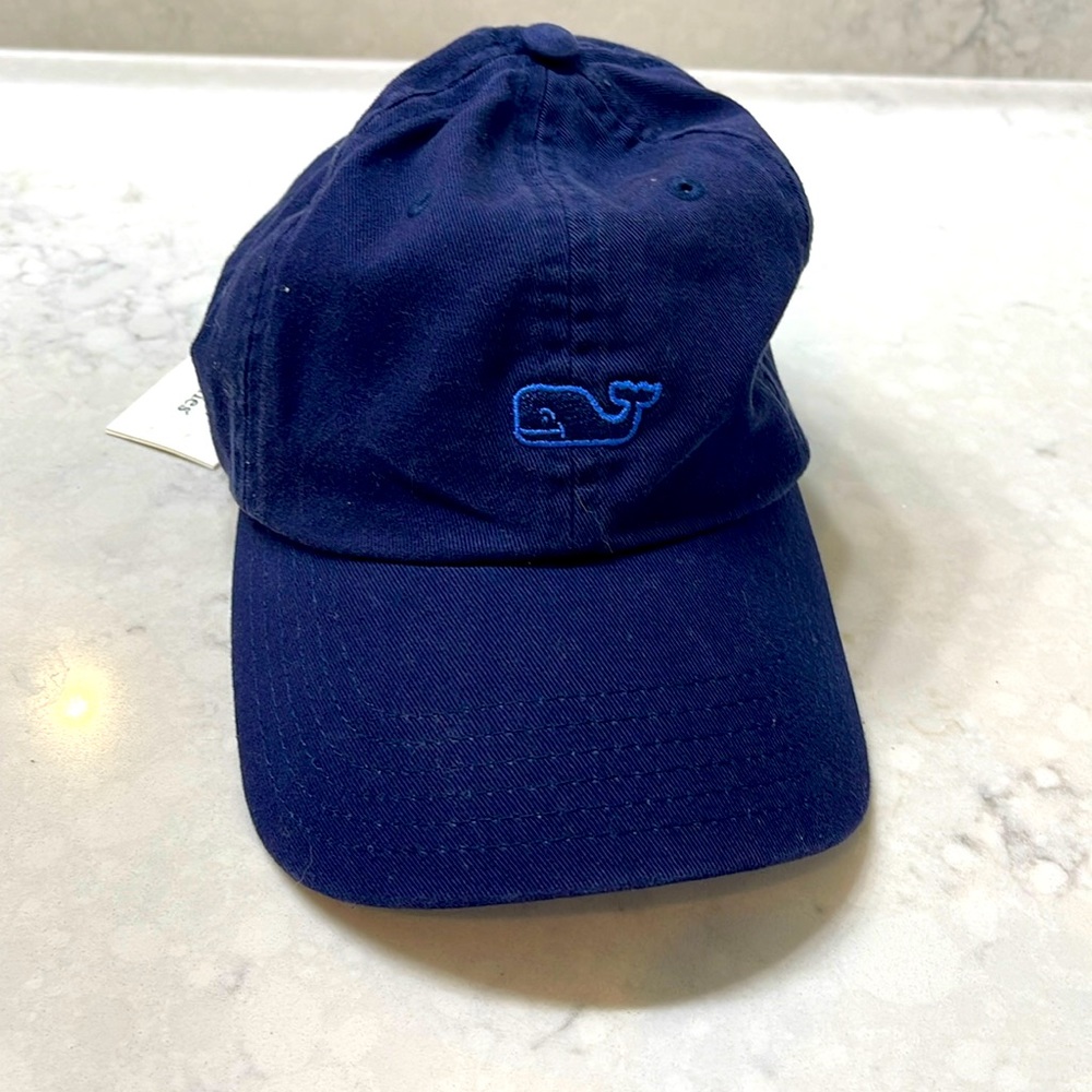 Vineyard vines navy baseball hat